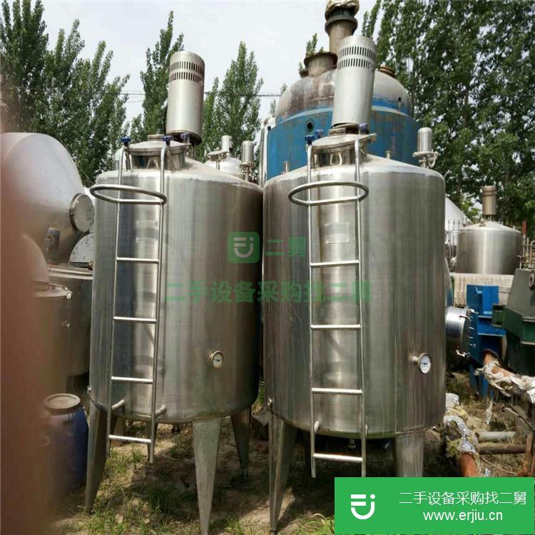 轉讓二手食品通用攪拌罐 立式不銹鋼電加熱攪拌罐