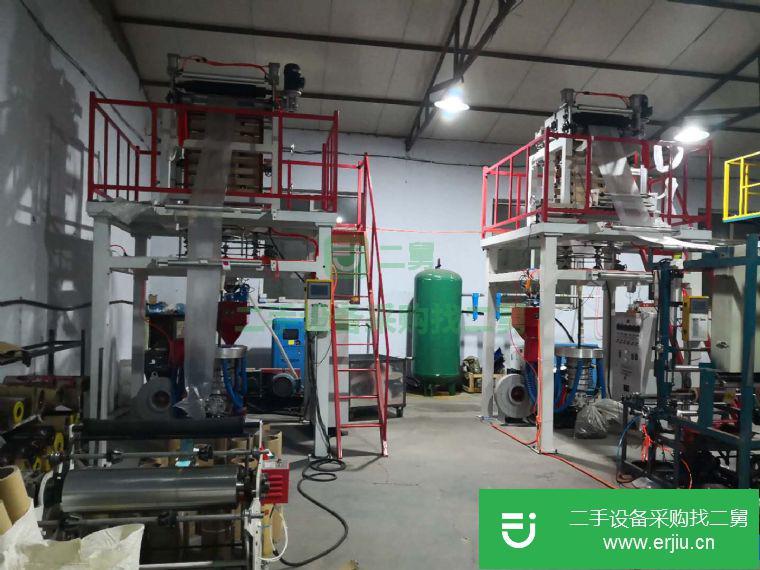 轉讓:塑料袋方面袋生產線整體設備出售出兌（吹膜機、壓袋機、印刷機等）
