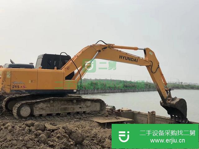 工程車現代215-7二手挖掘機 低價出售