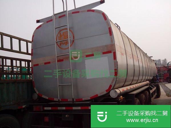 出售二手40立方全鋁油罐車原車普貨手續包過戶
