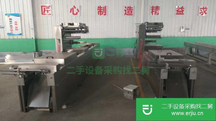 轉(zhuǎn)讓:出售二手9.9成新自動拉伸膜包裝機(jī) 食品枕式包裝機(jī)