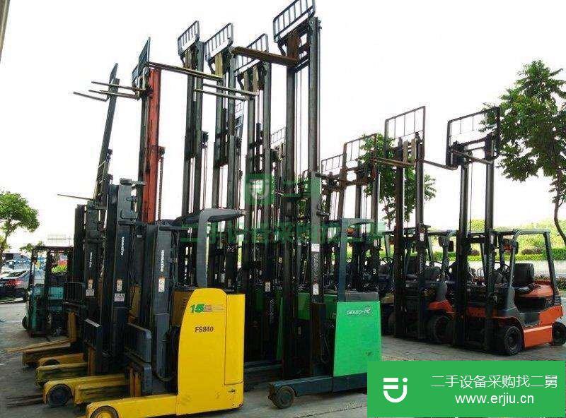 二手4米窄道電動叉車，前移式窄道電動叉車轉讓