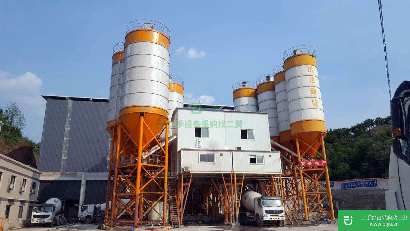 出售搭建新舊攪拌站水泥罐攪拌機(jī)