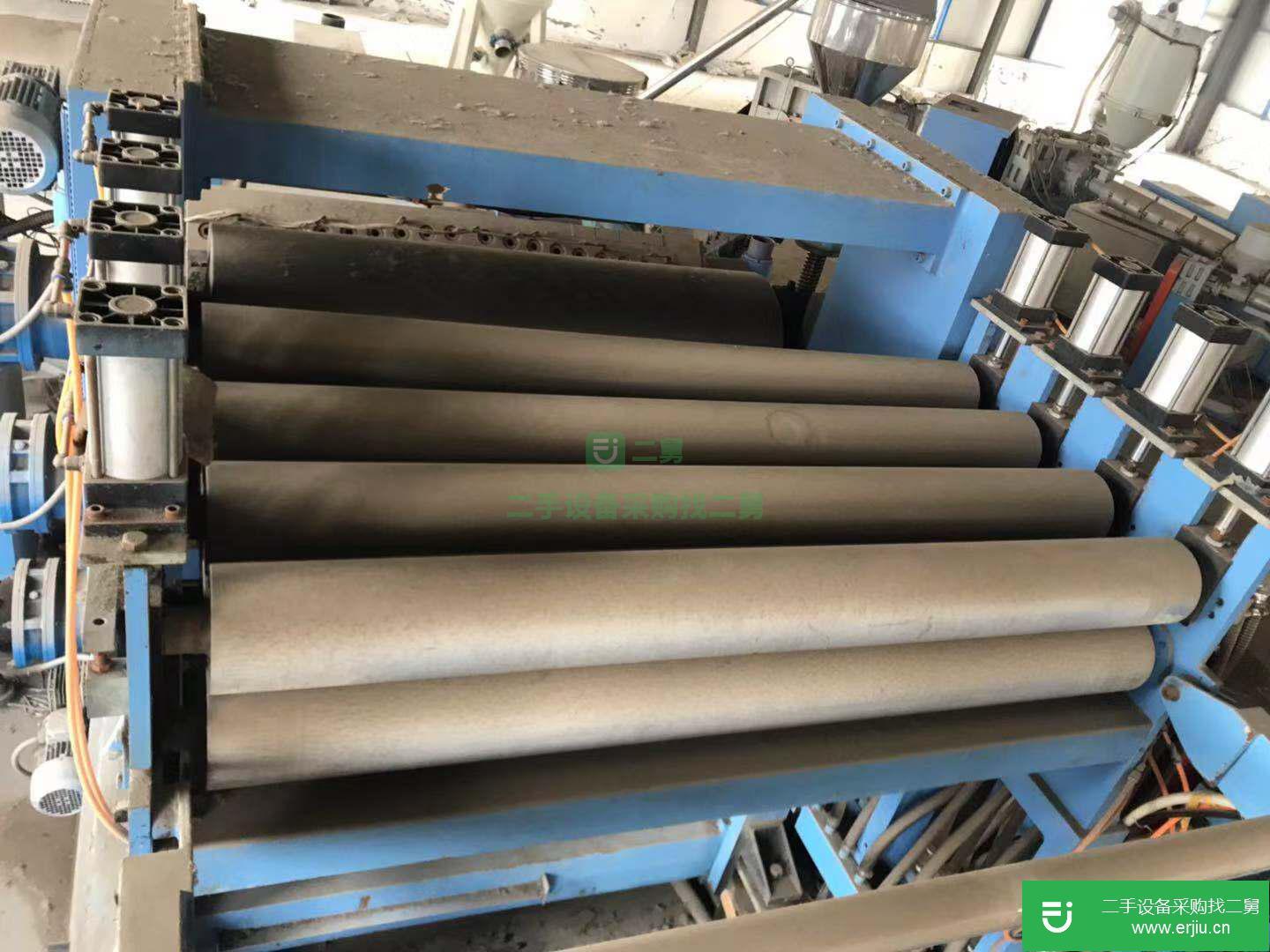 二手?jǐn)D出機，PE板材三從，65型材，80造粒