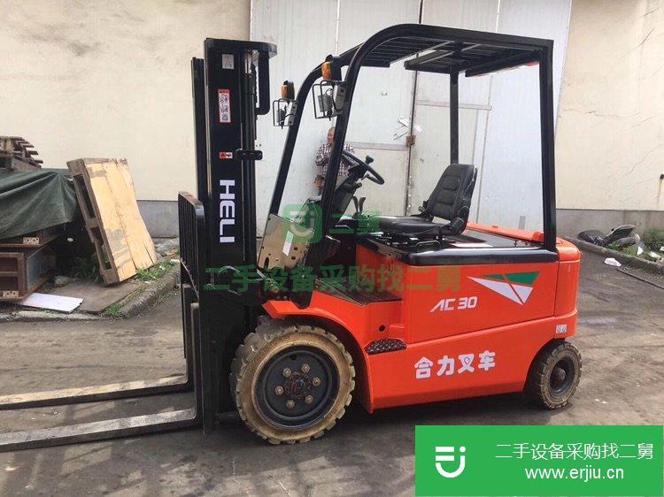 低價(jià)轉(zhuǎn)讓二手合力2噸全交流電動(dòng)叉車，2噸電動(dòng)二手叉車價(jià)格便宜