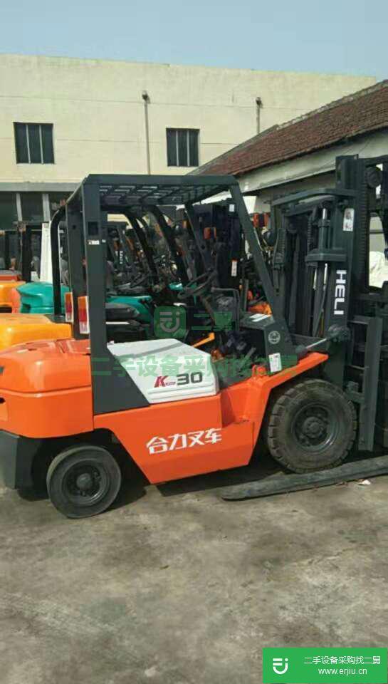 出售二手叉車9成新合力杭州柴油電動夾抱叉車包郵