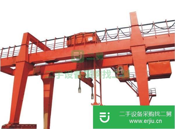 現貨出售32噸18米+4米+4米九成新葫蘆雙主梁起重機