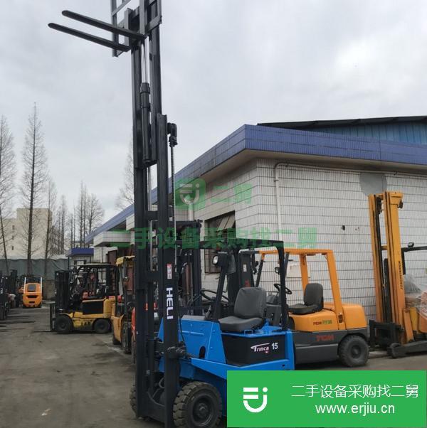 轉讓合力1.5噸杭叉2噸電瓶叉車,3噸二手電動叉車質量保證