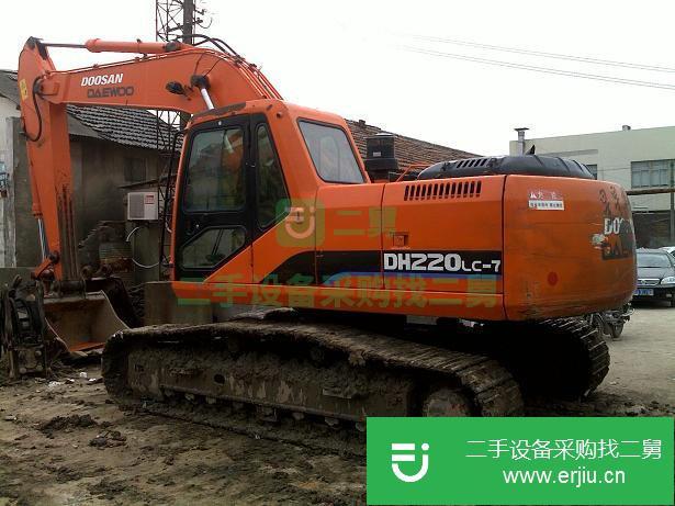 斗山 DH220LC-7 挖掘機 (斗山中型二手挖掘機)