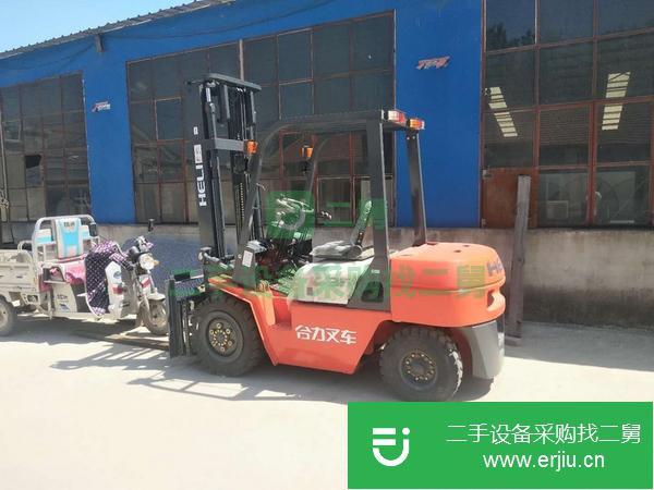 個人急轉(zhuǎn)9成新自用合力3.5噸升高4米側(cè)移叉車