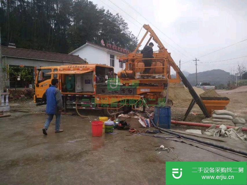 出售二手的攪拌車載泵，混凝土輸送泵