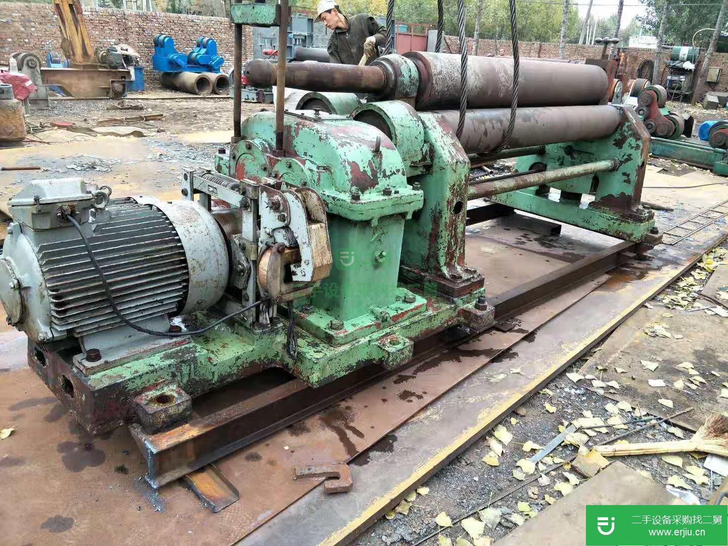 出售承重10噸到200噸二手滾輪架卷板機(jī)