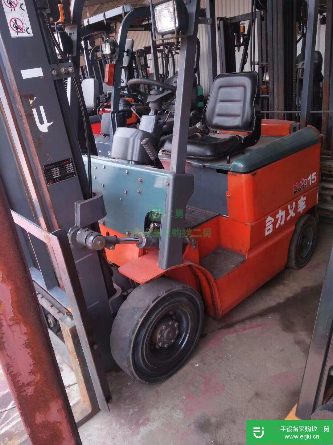 原裝油漆二手1.5噸合力電動叉車，本地二手叉車個人轉讓 (二手電瓶叉車堆高4米)