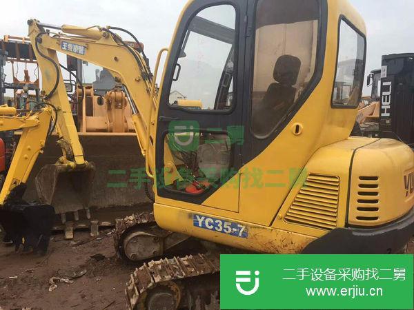 轉讓二手玉柴35挖掘機低價車況好,二手35小型鉤機現貨很多