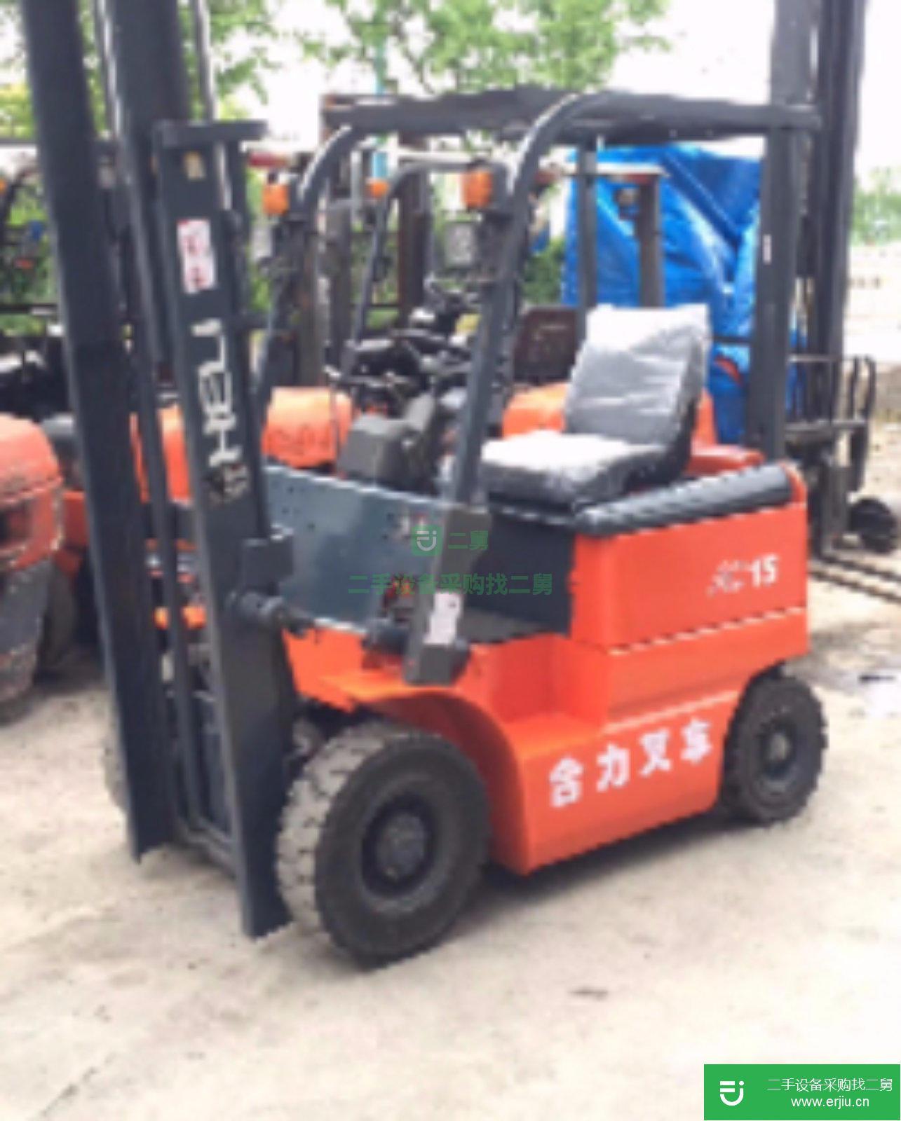 原裝油漆二手1.5噸合力電動叉車，本地二手叉車個人轉讓 (二手電瓶叉車堆高4米)