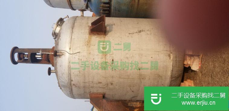 轉讓:出售二手不銹鋼、搪瓷反應釜