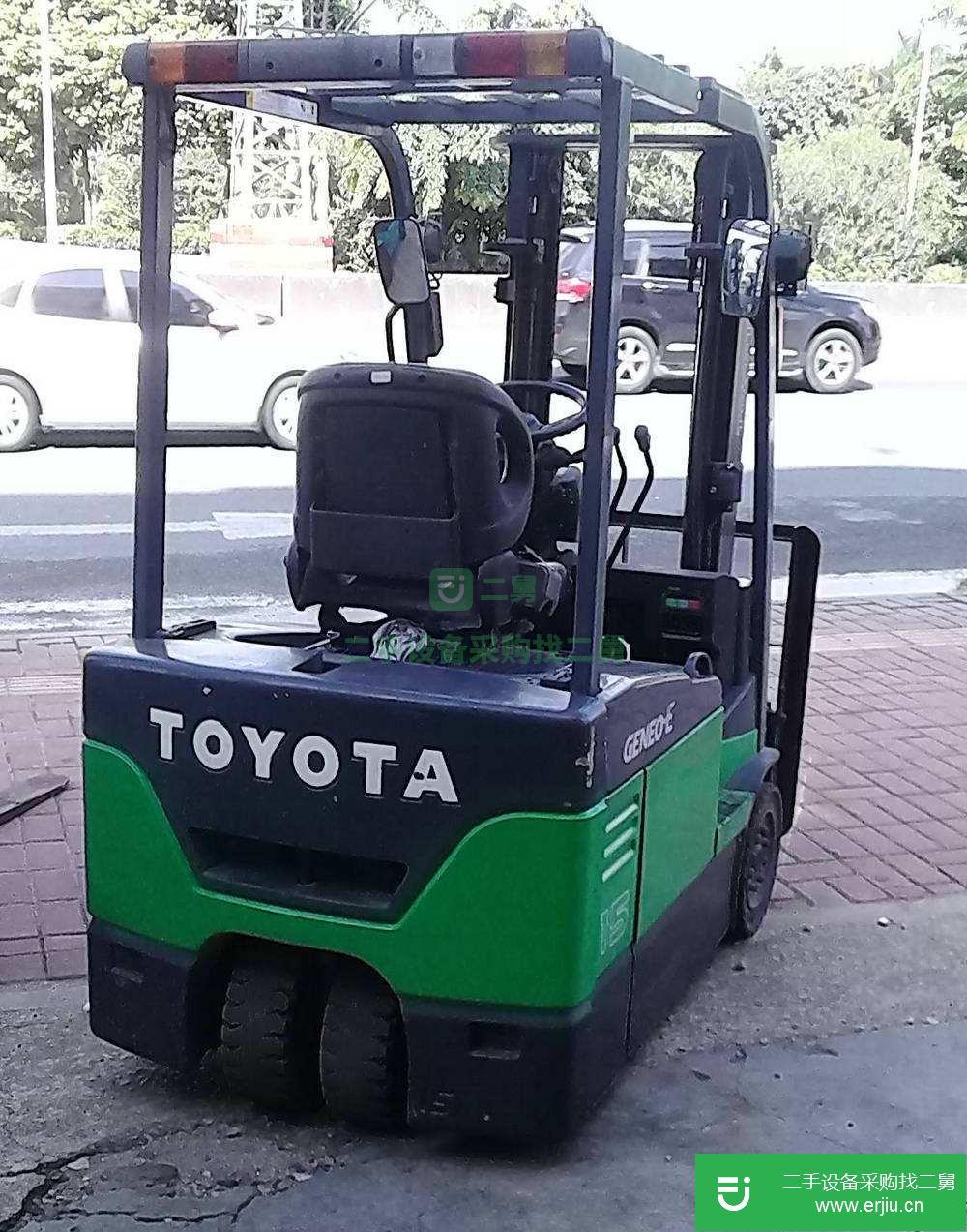 進口豐田小體積電動叉車，倉儲1.5噸堆高4米電瓶叉車質 (進口豐田倉儲電動叉車)