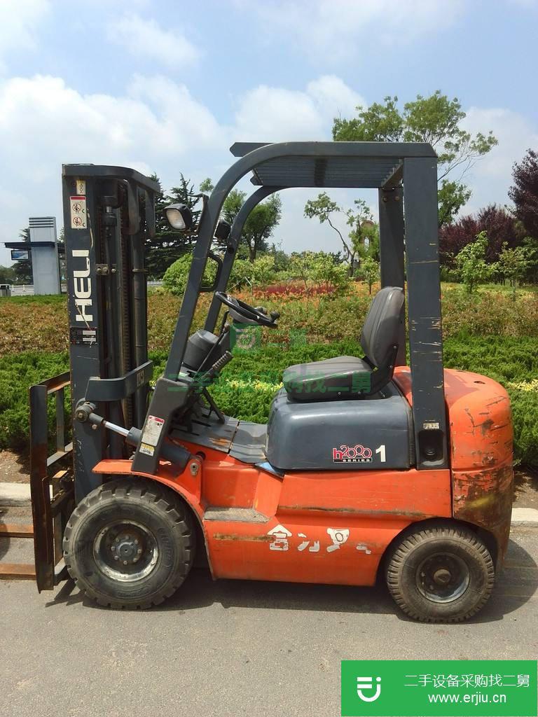 二手合力3噸柴油叉車，原版油漆3噸內(nèi)燃式叉車舉高4米 (3噸內(nèi)燃式最新款叉車)