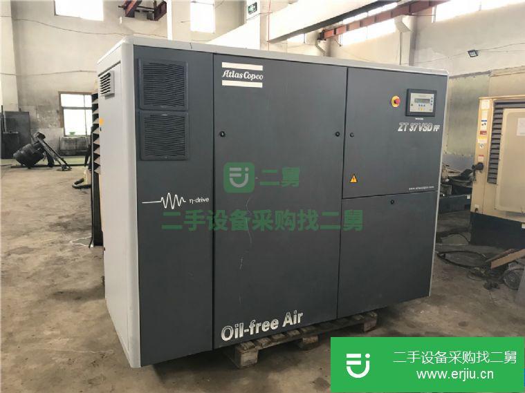 轉讓:二手阿特拉斯ZT37VSD無油空壓機