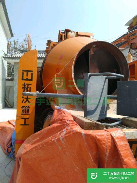 攪拌拖泵一體機，混凝土輸送泵