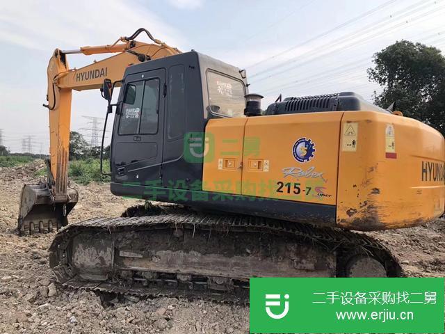 工程車現代215-7二手挖掘機 低價出售