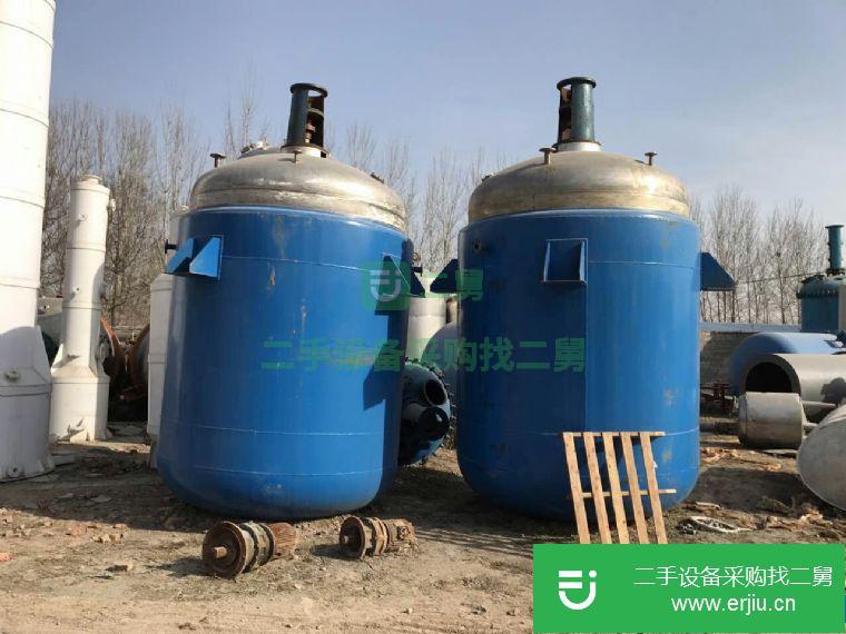 轉讓:出售二手不銹鋼反應釜數臺