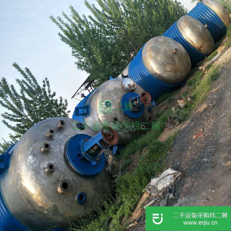 轉讓:出售二手反應釜,二手搪瓷反應釜,二手不銹鋼反應釜,二手電加熱反應釜