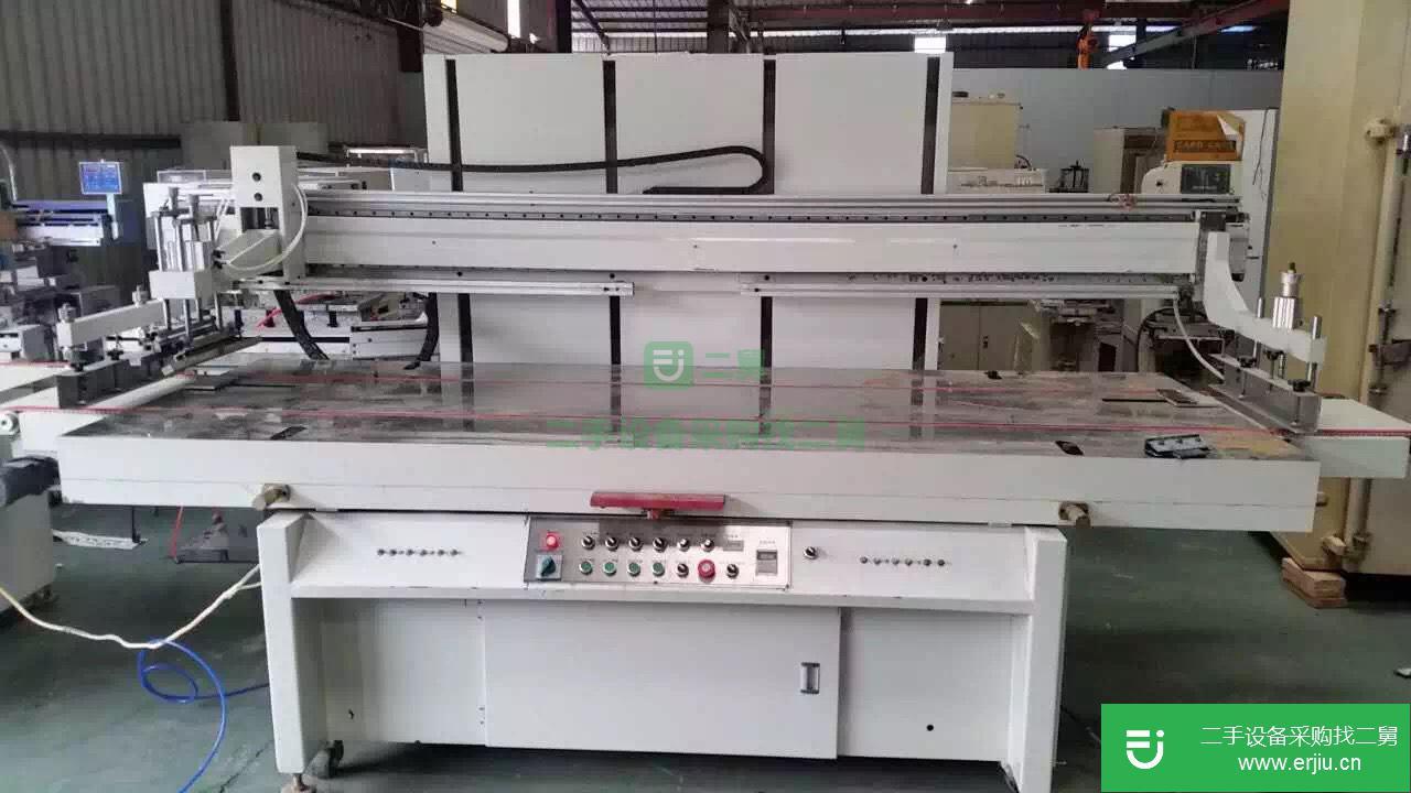 二手自動玻璃絲印機大臺面絲印機垂直電動伺服絲印機紙箱包裝絲印