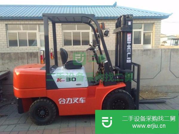 轉讓二手柴油叉車5噸升高3米4米5米6米3門架合力二手叉車