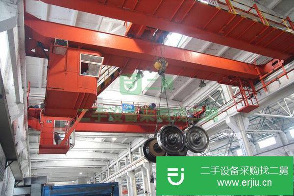 出售二手20T跨度13.5米雙梁橋式起重機行車,成色新,大廠生產