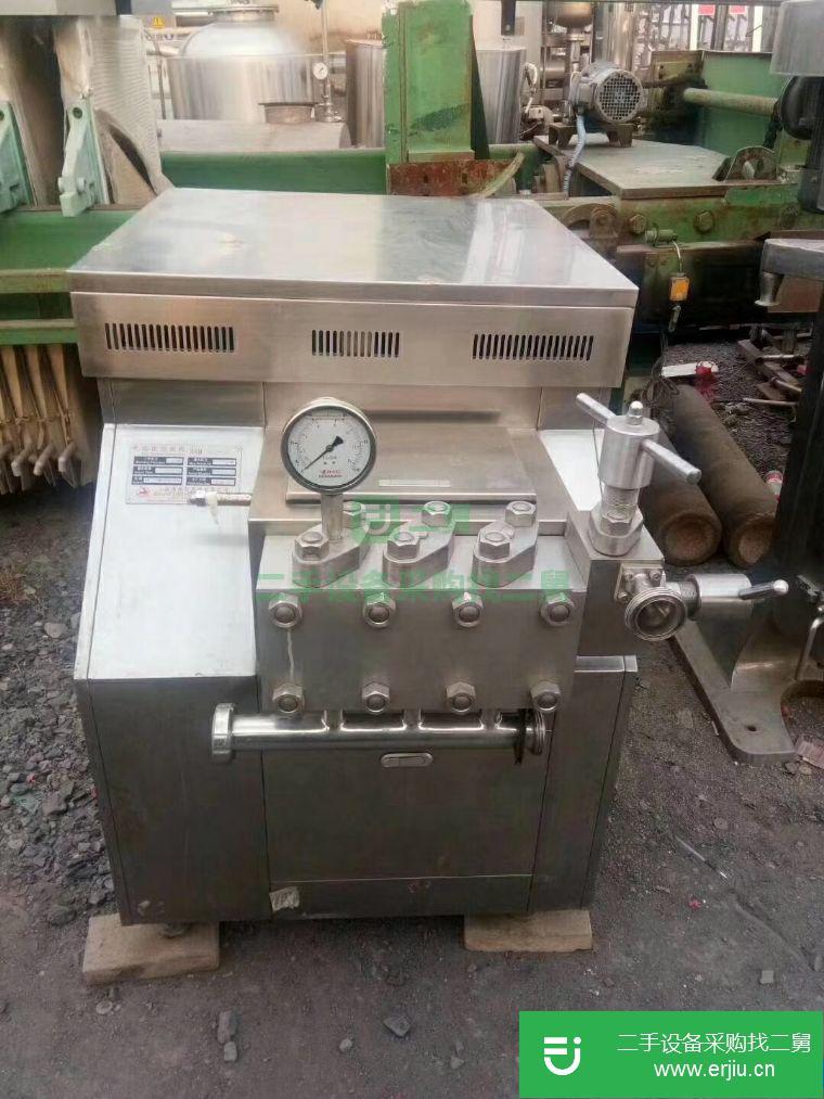 轉讓:新到上海申鹿高壓均質機一臺，僅試機一次，