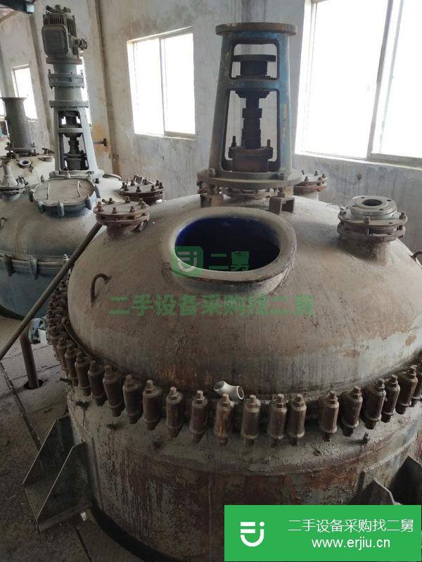 出售二手反應釜,1噸-30噸不銹鋼反應釜,電加熱反應釜,搪玻璃反應釜出售中