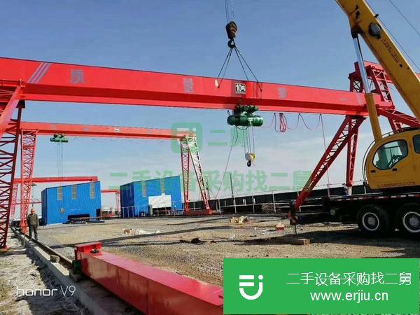 轉(zhuǎn)讓處理二手單雙梁起重機,龍門吊行車航吊電磁吸盤,門式起重機