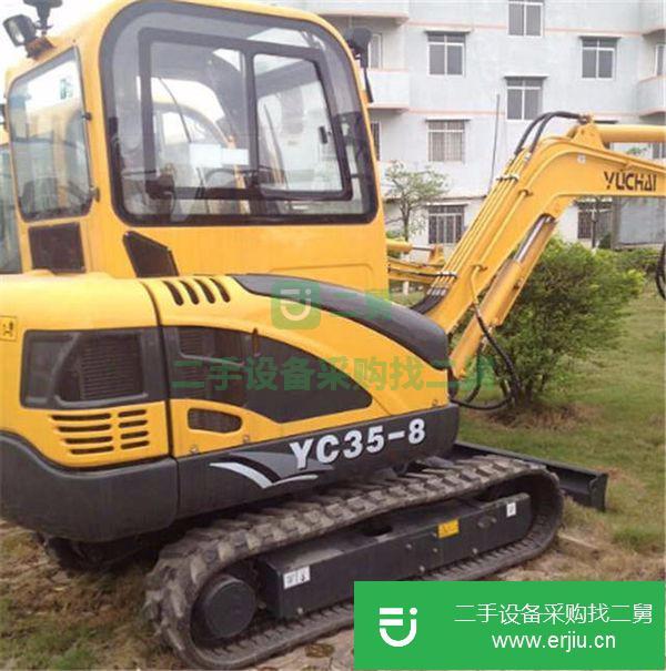 轉讓二手玉柴35挖掘機低價車況好,二手35小型鉤機現貨很多