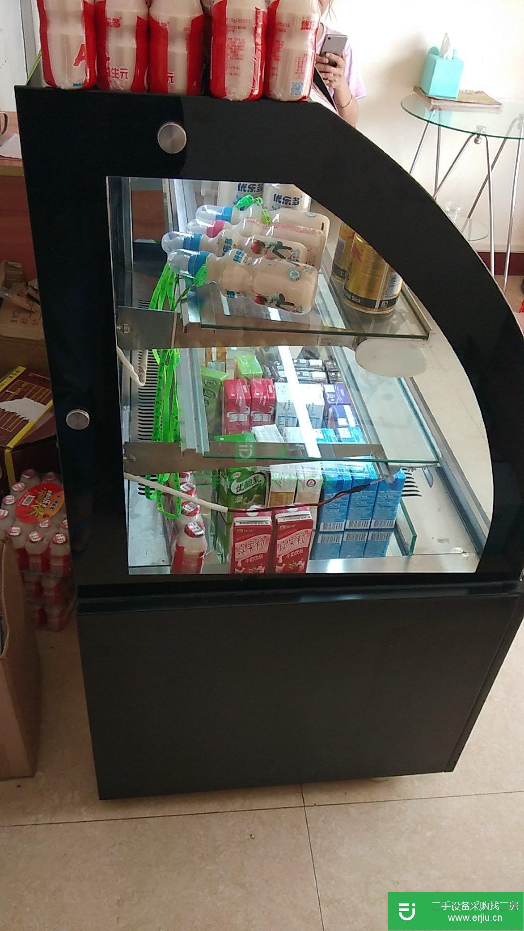 出售二手的九成新蛋糕冷藏展柜，風冷機