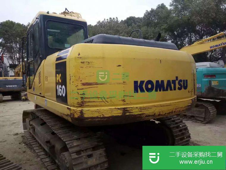 轉讓:出售二手小松PC160-7挖掘機鉤機