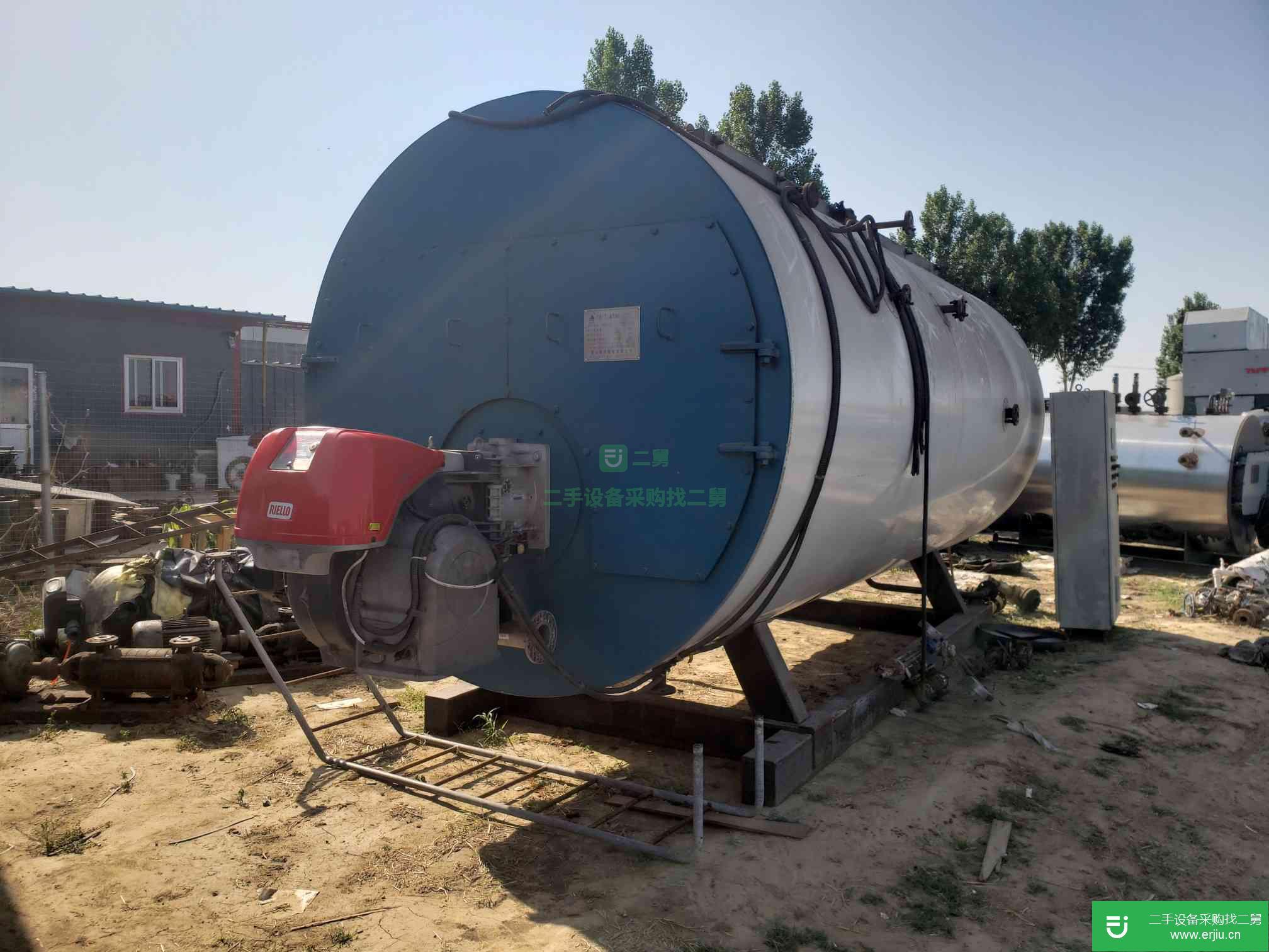 出售精品二手6噸燃油燃氣蒸汽鍋爐