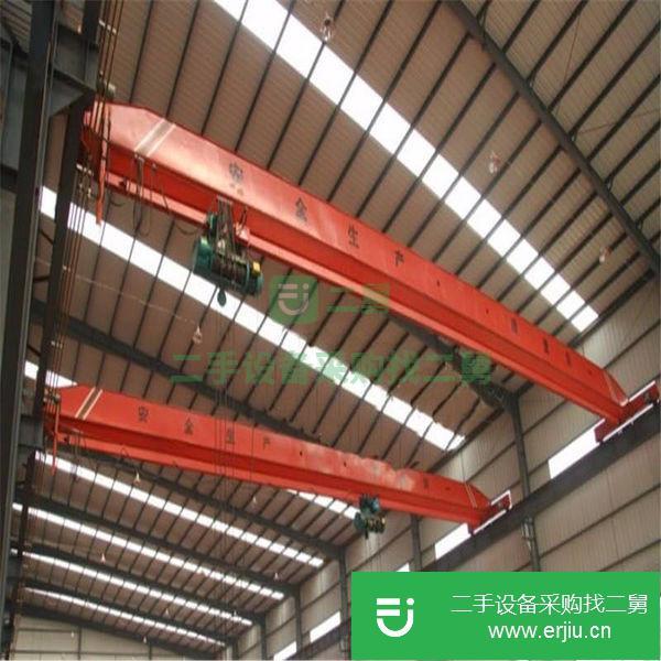 出售二手20T跨度13.5米雙梁橋式起重機行車,成色新,大廠生產