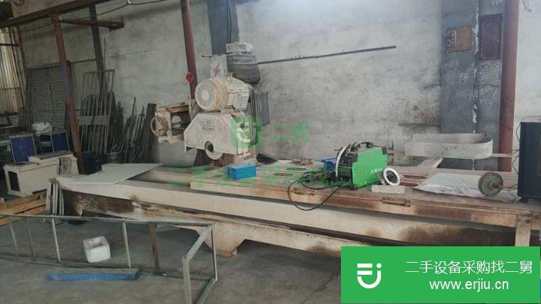 轉讓:二手石材切割機磨邊機
