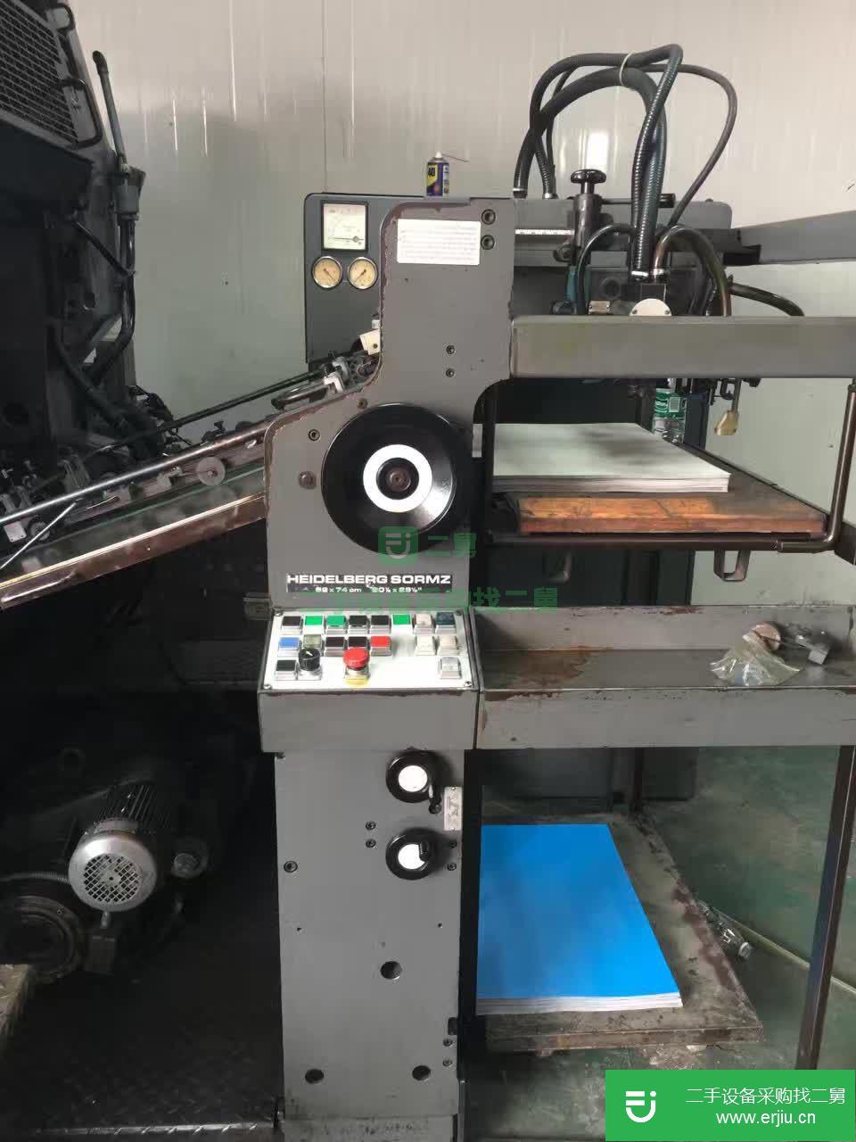 供應(yīng)海德堡U型SORSZ對開雙色印刷機(jī)