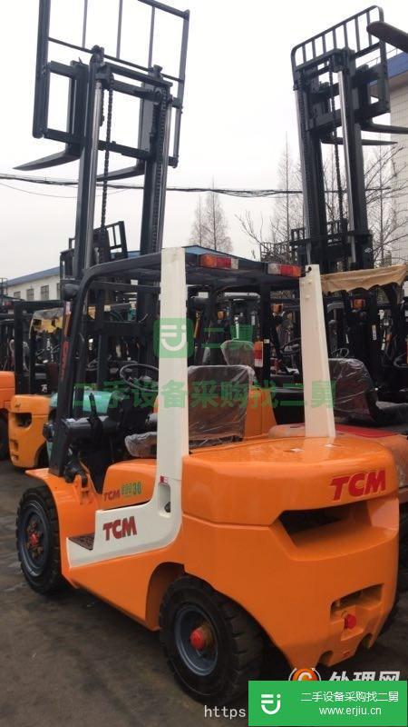 轉讓二手電動叉車 堆高4.2米 TCM合力二手柴油叉車