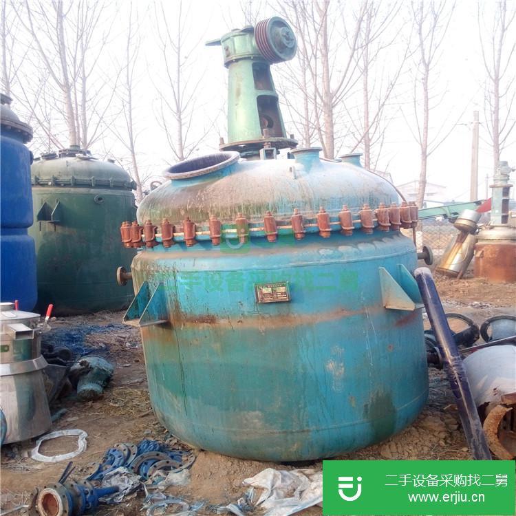 二手搪瓷反應釜設備結構 3000L反應釜