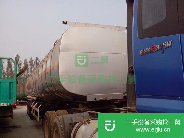 出售二手40立方全鋁油罐車原車普貨手續包過戶