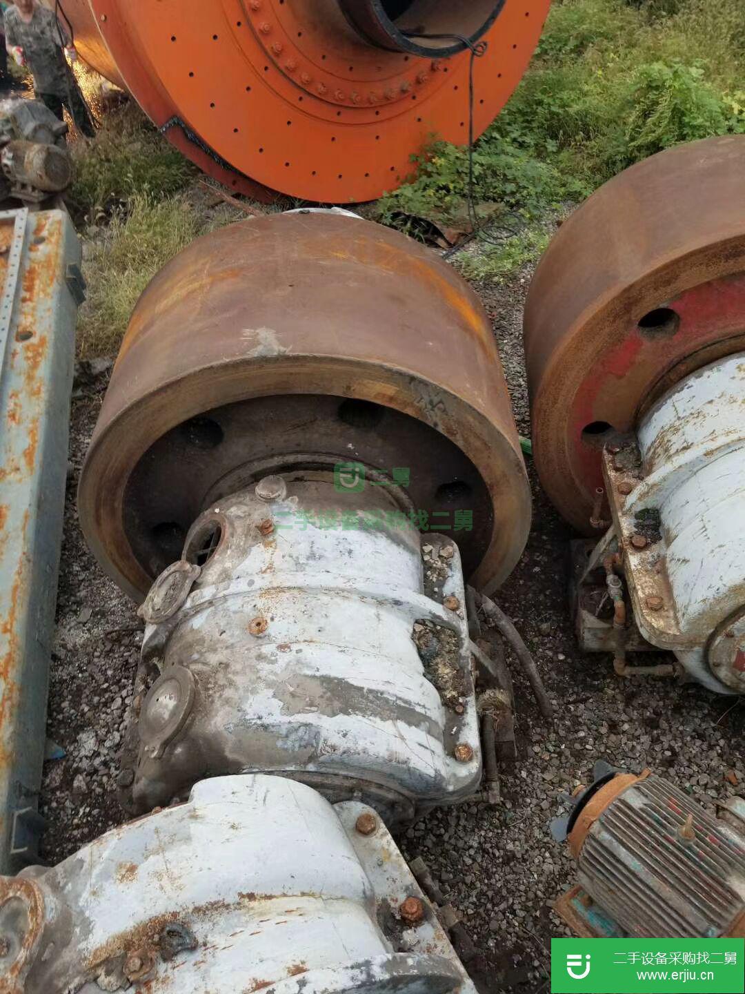 4x80m回轉窯 1200x500輥壓機，8成新回轉窯