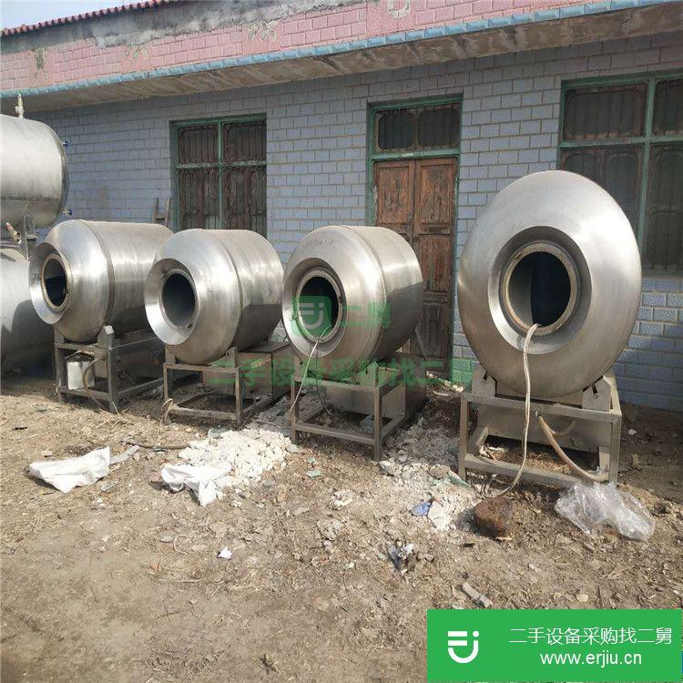 低價轉讓二手真空滾揉機二手800L全自動變頻滾揉機二手高品質食品加工設備