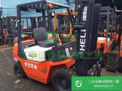 原裝合力3噸自動擋三門架升高4米二手叉車低價轉