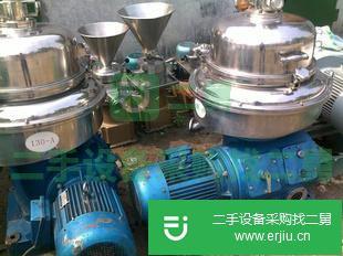 出售二手１０００Ｌ不銹鋼冷熱缸、高壓均質機、凈乳分離機