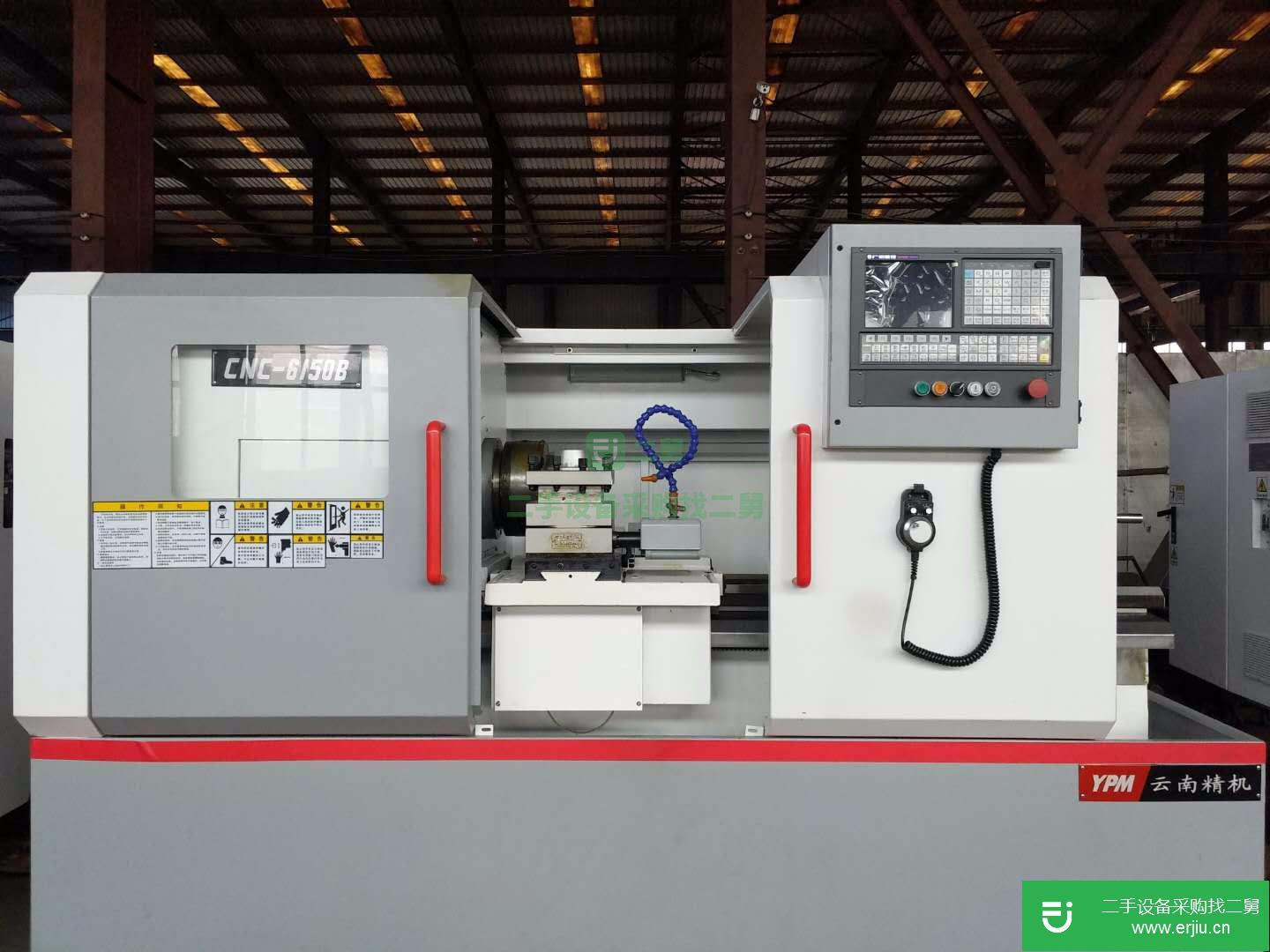 倒閉廠售二手CNC-6150B數控臥式車床