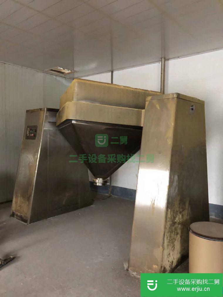 山東出售二手固定料斗混合機