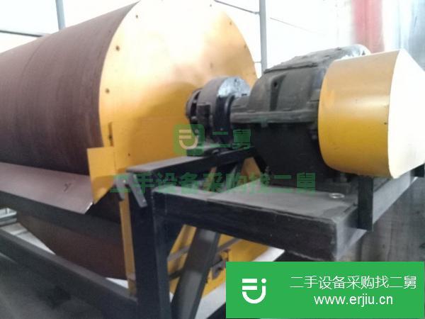 出售二手滾筒磁選機105x3米磁場3500高斯的